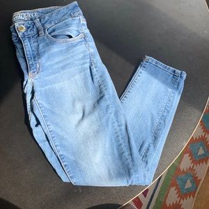 American Eagle high-waisted jeans